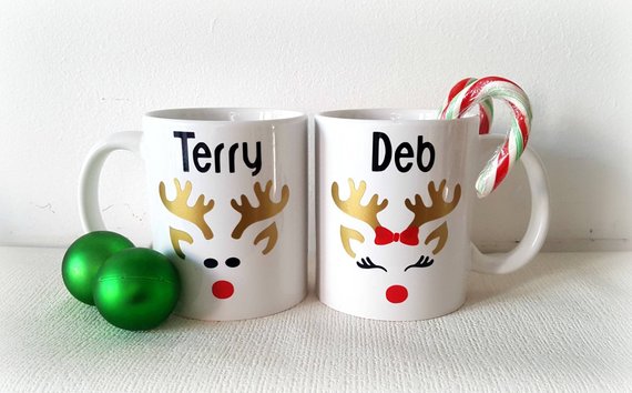 White Christmas Mug